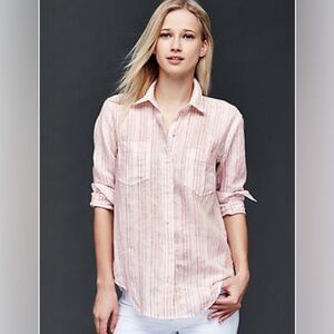 Gap Linen Boyfriend Shirt
